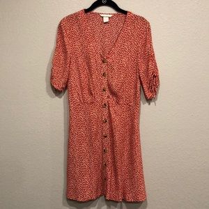 H&M Short Creped Dress